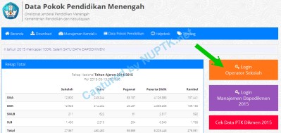 Situs Pendataan Dapodikmen