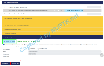 Simpan Konsep SPT Dan Lapor